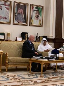 سمو الشيخ حمدان يطلع على تقرير د. الجعفراوى