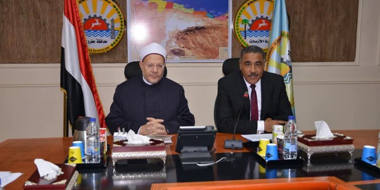 المفتي ومحافظ مطروح يوقعان بروتوكول تعاون لإنشاء فرع جديد لدار الإفتاء المصرية بالمحافظة