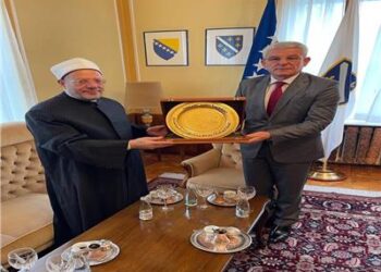مفتي الجمهورية يلتقي عضو مجلس الرئاسة البوسني لبحث دعم سبل التعاون بين البلدين