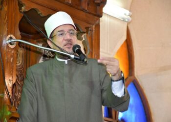 وزير الأوقاف يخطب الجمعة