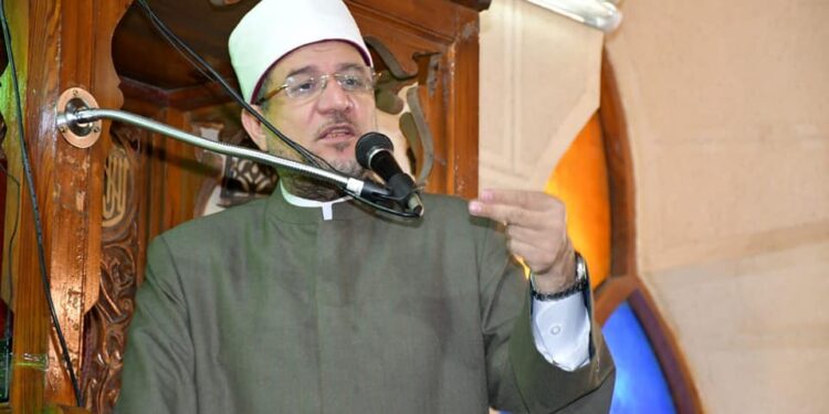 وزير الأوقاف يخطب الجمعة
