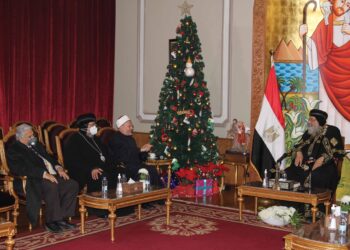 الإمام الأكبر ووزير الأوقاف يهنآن البابا تواضروس والكنائس المصرية بالعام الميلادي الجديد