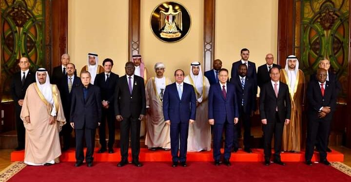 الرئيس يستقبل وزراء الإعلام العرب