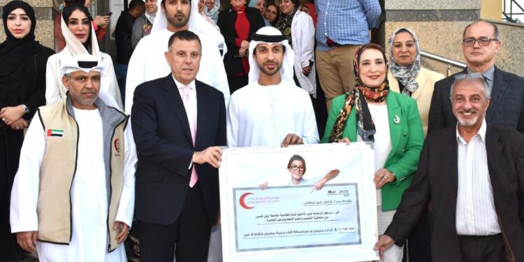 دعم إماراتي لمركز رعاية ذوي الاحتياجات الخاصة بجامعة عين شمس