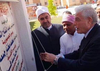 محافظ جنوب سيناء يفتتح مسجد سعود الجابر بطور سيناء