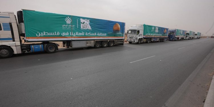 “مؤسسة مصر الخير” تطلق القافلة 49 لدعم قطاع غزة