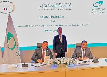 بروتوكول تعاون بين البريد المصري و”الجمهورية الجديدة” لتوزيع كارت “حياة”