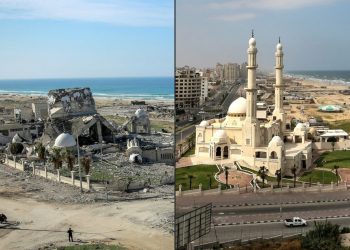 أهالي غزة يصلّون التراويح على أنقاض المساجد المهدمة!