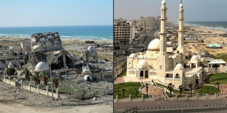 أهالي غزة يصلّون التراويح على أنقاض المساجد المهدمة!