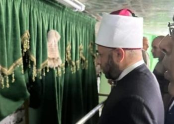 “الأزهرى” يزور ضريح “الشعراوى” ويطمئن على أعمال الصيانة