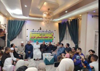 “الخيس” بالشرقية تحتفل بـ”إجازات” قراءة حفص لخمسة من أبنائها