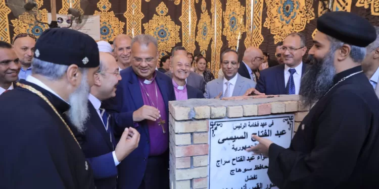 وضع حجر الأساس للكنيسة الإنجيلية بـ”العسيرات” سوهاج