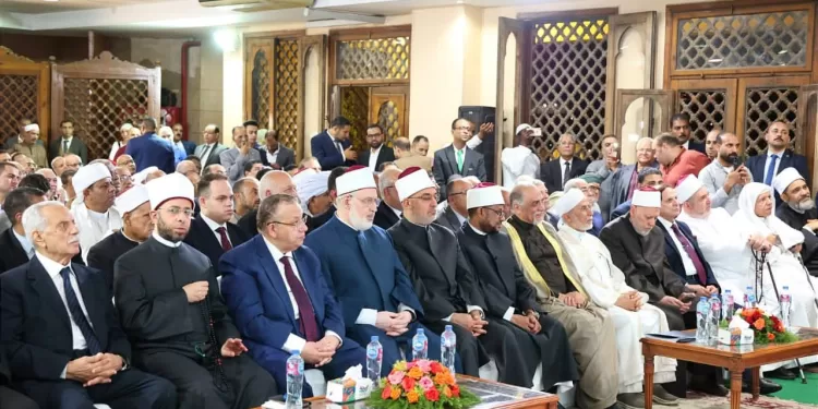 “الأشراف” تحتفل بالمولد النبوي بحضور الضويني والأزهري وعياد