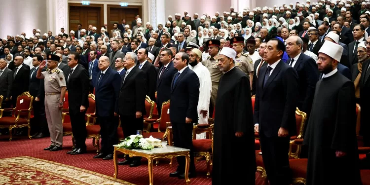 الرئيس عبد الفتاح السيسي يشهد احتفال جمهورية مصر العربية بذكرى المولد النبوي