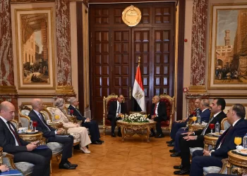 وزير الخارجية يهنئ المستشار عصام فريد بمناسبة توليه مهام رئاسة مجلس الشيوخ