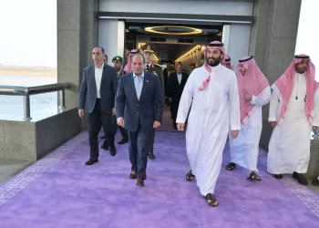الرئيس السيسي ومحمد بن سلمان في جدة