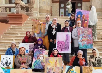 قصر البارون و مبادرة اصنع أخضر مع د عائشة بدوي يحتفيان بشهر المرأة بملتقى فني نسائي 