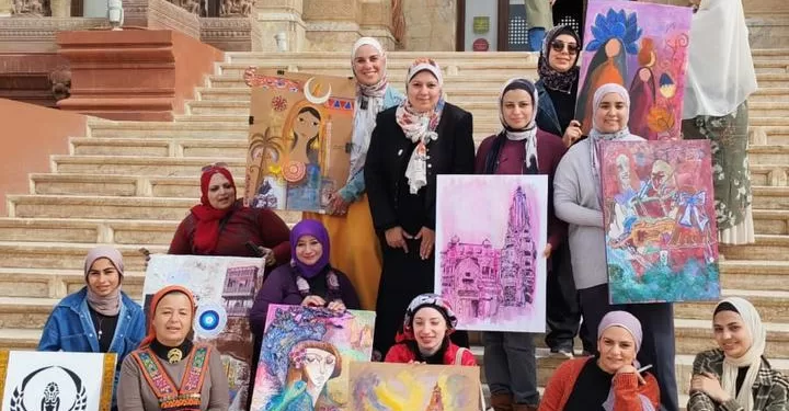 قصر البارون و مبادرة اصنع أخضر مع د عائشة بدوي يحتفيان بشهر المرأة بملتقى فني نسائي