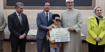 المفتى فى جامعة بنها