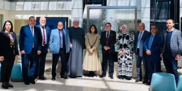 رابطة الجامعات الإسلامية تزور مستشفى أهل مصر للحروق