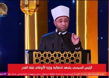 وزير الاوقاف فى ليلة القدر