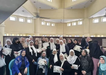 رواد مسجد شباب اهل الجنة بالتجمع الاول
