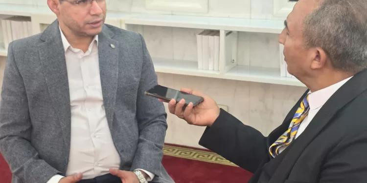 عادل المراغى فى حواره مع الزميل جمال سالم