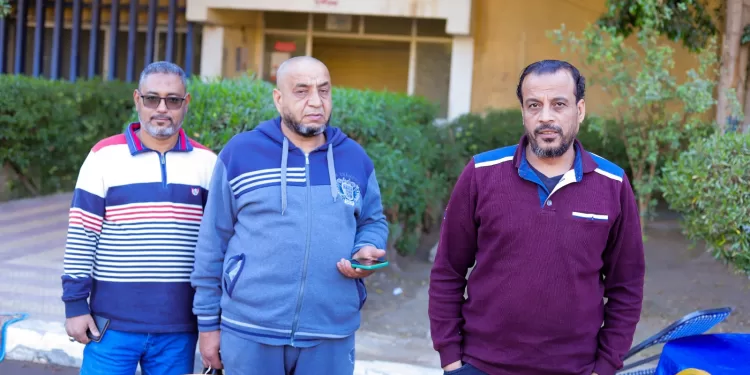 مسئولو شركة مياه الشرب والصرف الصحى بأرمنت