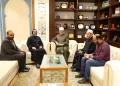 مفتي الجمهورية يستقبل كاهن الكنيسة السريانية في مصر للتهنئة بعيد الأضحى المبارك