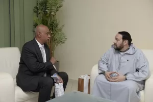 منير القادرى مع مصطفى ياسين