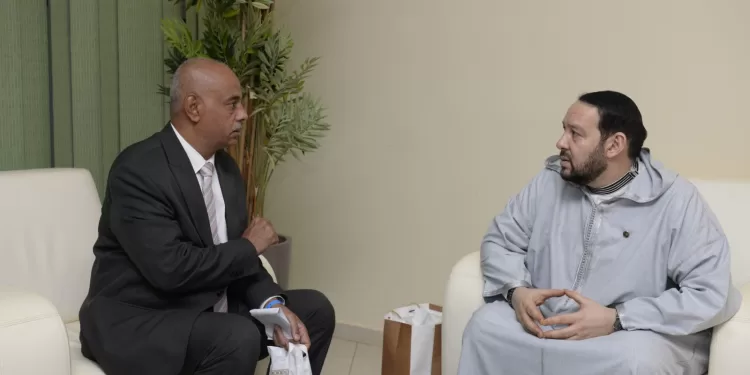 منير القادرى مع مصطفى ياسين