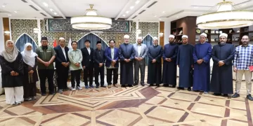 مفتي الجمهورية خلال لقاء الوفد الماليزي