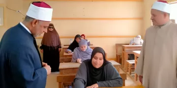أحمد الشرقاوي القائم بعمل رئيس قطاع المعاهد الأزهرية يتابع الامتحانات