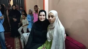 امنية عبدالعاطى وسط أهلها