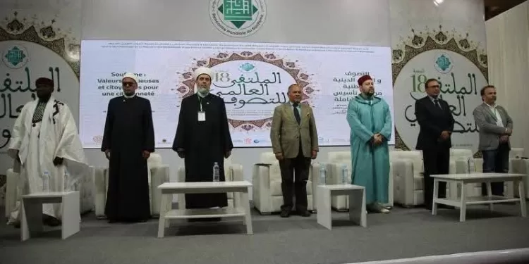 جانب من الملتقى الثامن عشر للتصوف