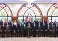 قداسة البابا تواضروس الثاني خلال استقباله السفراء الجدد