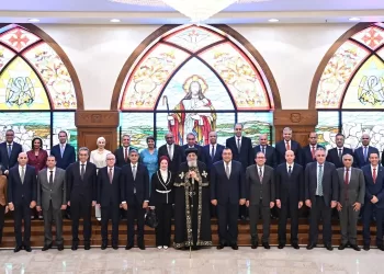 قداسة البابا تواضروس الثاني خلال استقباله السفراء الجدد