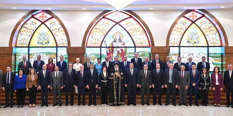 قداسة البابا تواضروس الثاني خلال استقباله السفراء الجدد