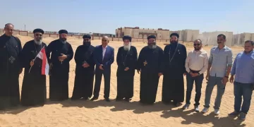 استلام ارض الكنيسة فى اكتوبر الجديدة