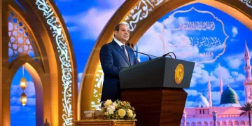 الرئيس السيسي في احتفال المولد النبوي