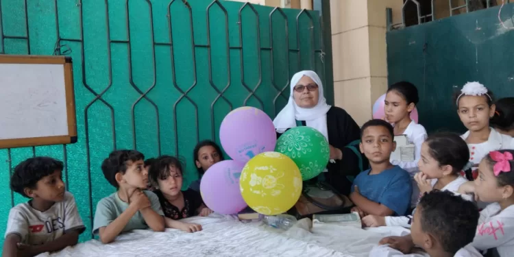 الواعظة زينب السعيد فى مسجد الفولى المنيا