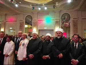 ممثلو الازهر فى احتفال سفارة المغرب